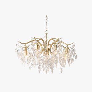 Kristy Wisteria Flower Crystal Chandelier