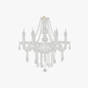 Silva Luxury Candlestick Clear Crystal Chandelier