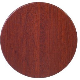 Seamless Round Table Top - Mahogany Wood 30 inch