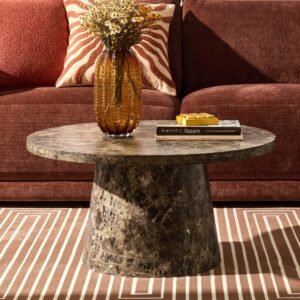 DUSK Talia Coffee Table - Dark Marble Effect